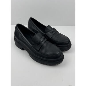 Patina  Loafer Women's 9 Black Leather